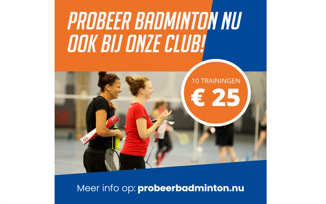Probeer Badminton